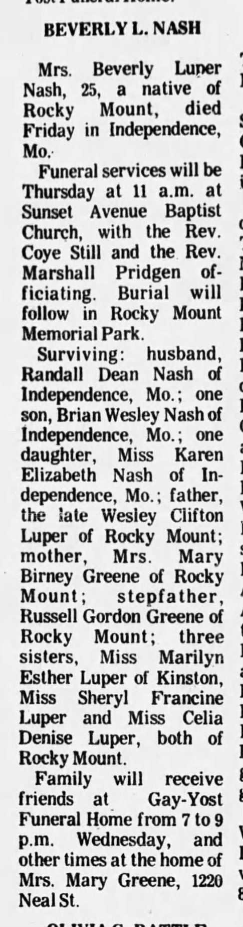 beverly karen nash