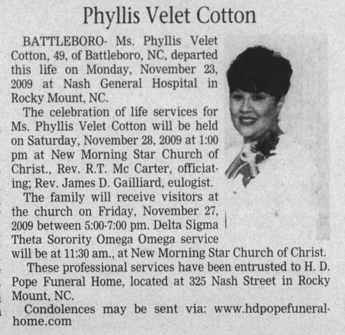 phyllis cotten
